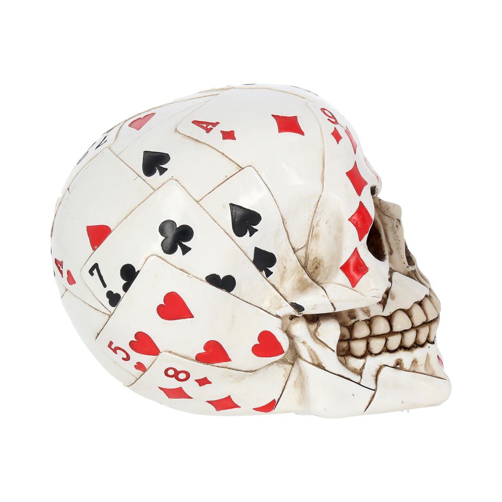 Dead Mans Hand Skull 15cm