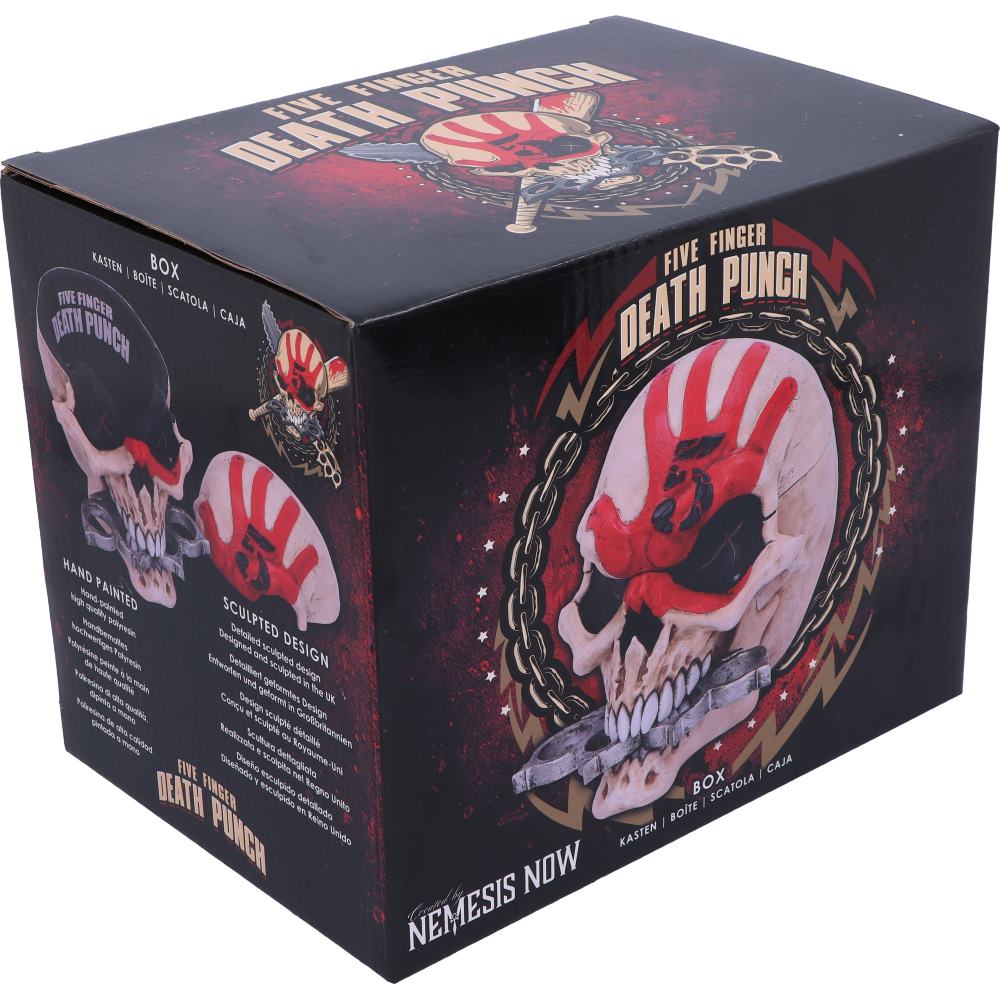 Five Finger Death Punch Skull Box 18cm