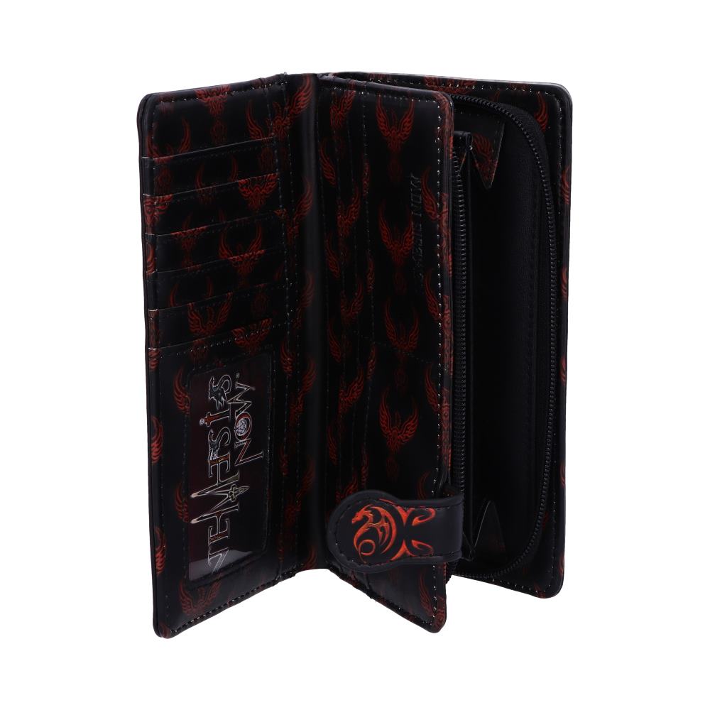 Phoenix Rising Embossed Purse (AS) 18.5cm