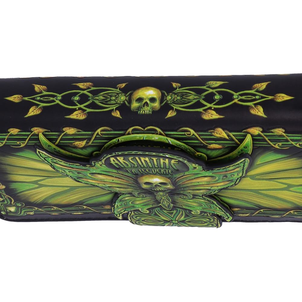 Absinthe - La Fee Verte Embossed Purse 18.5cm