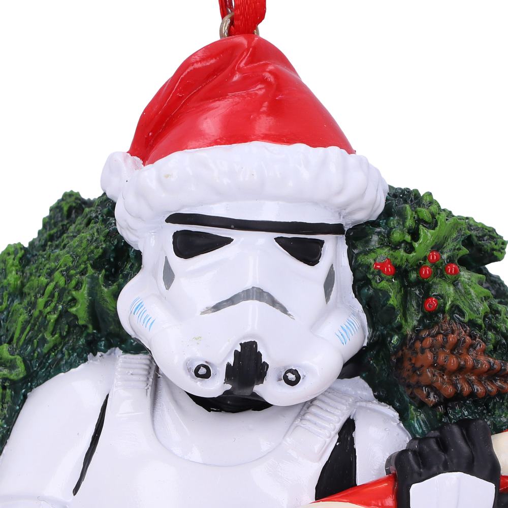 Stormtrooper Wreath Hanging Ornament 9cm