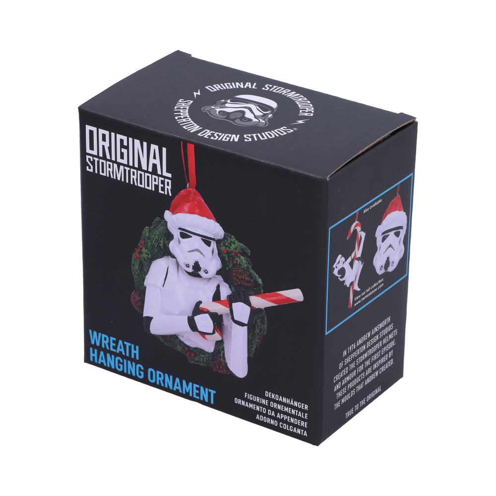 Stormtrooper Wreath Hanging Ornament 9cm