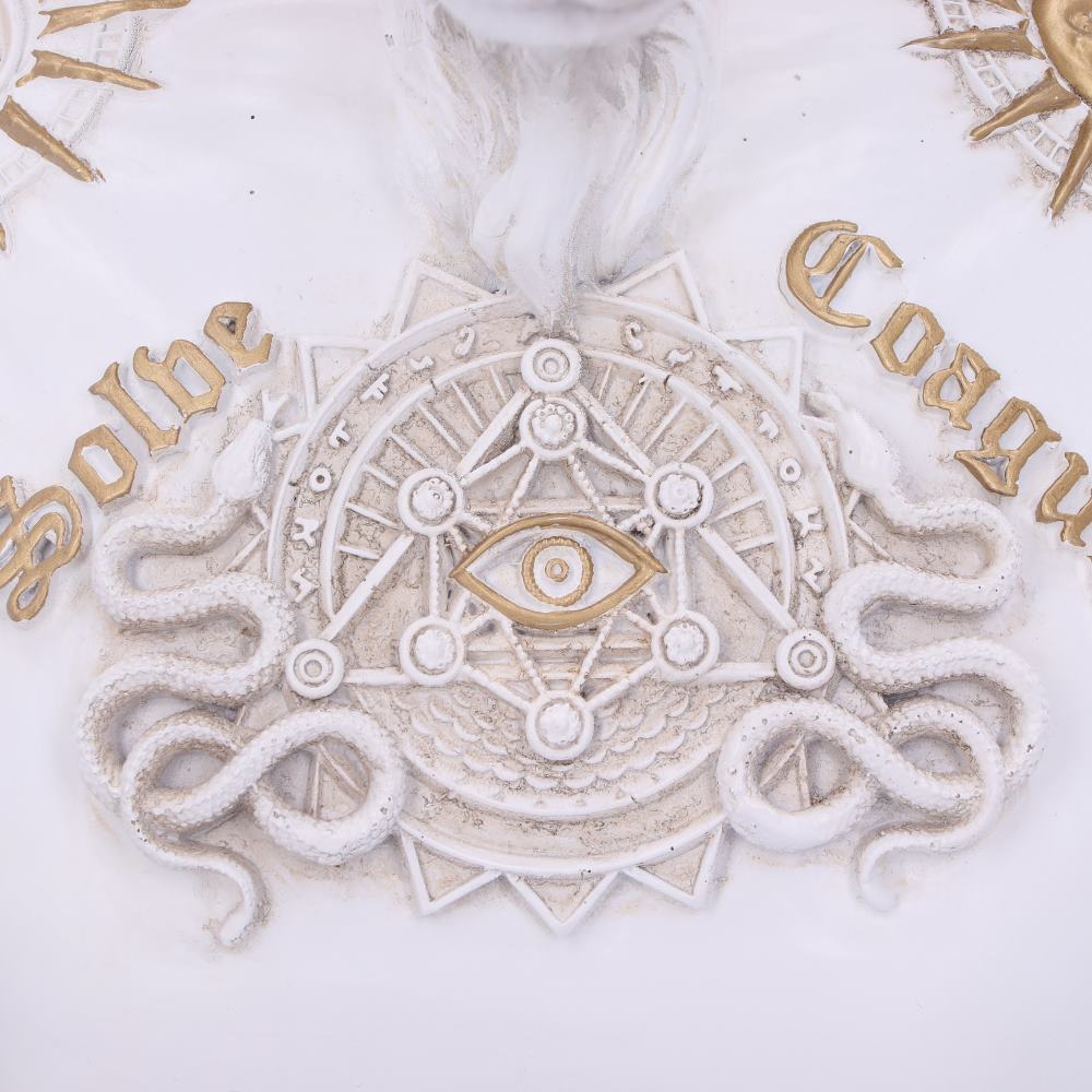Baphomet Bust (White) 33.5cm