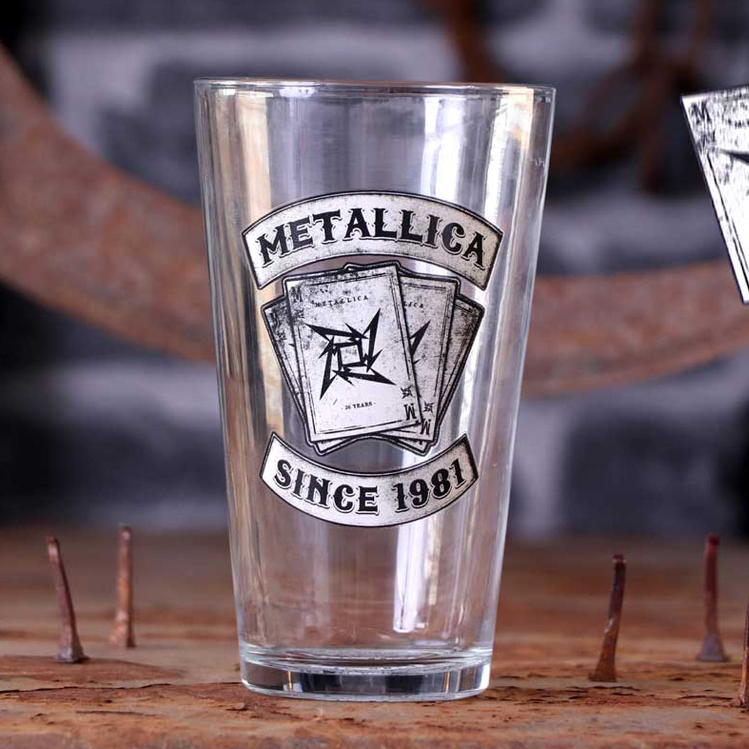 Metallica Glassware - Dealer 14.7cm
