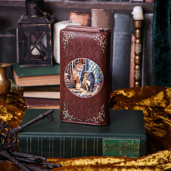 Purrlock Holmes Embossed Purse (LP) 18.5cm