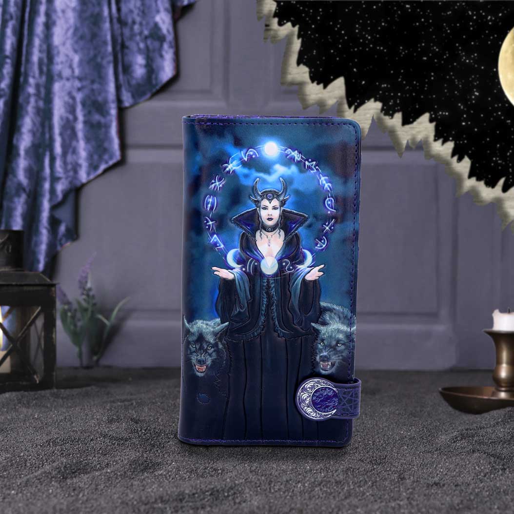 Anne Stokes Moon Witch Embossed Purse 18.5cm