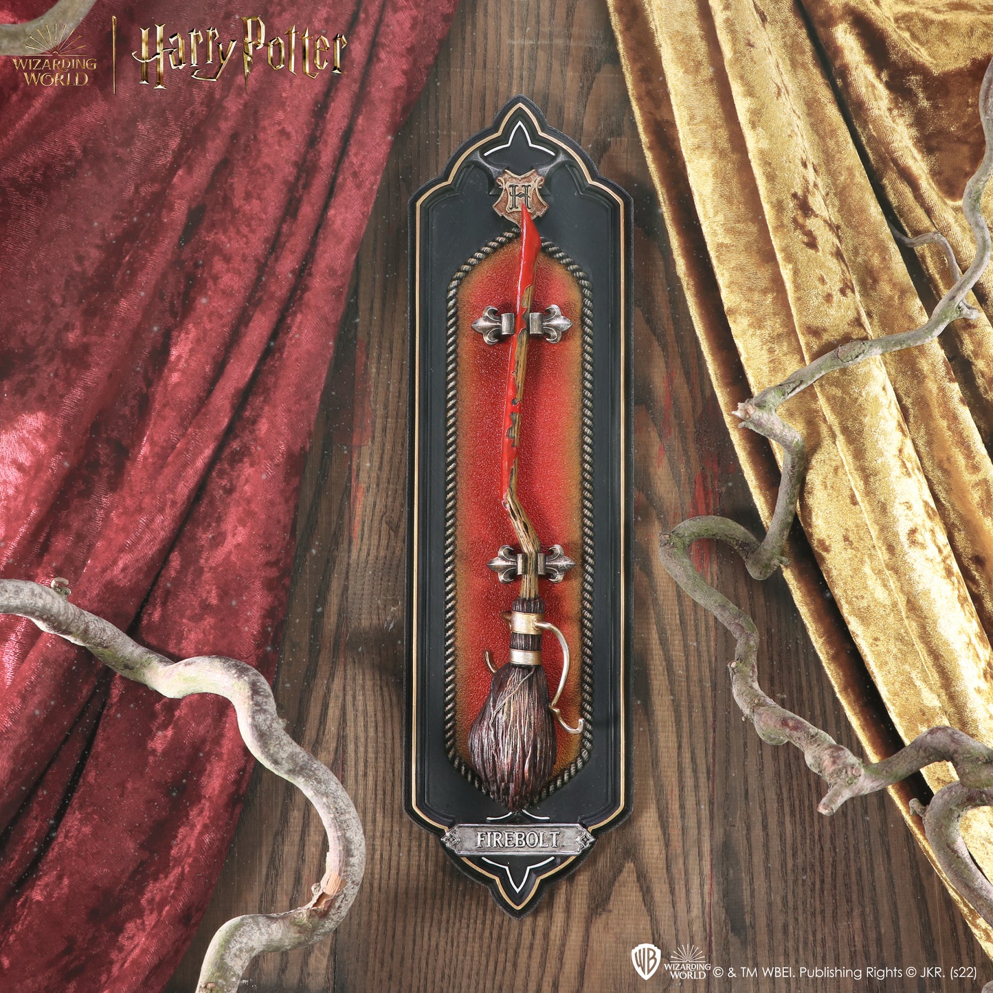Harry Potter Firebolt Wall Plaque 34.5cm