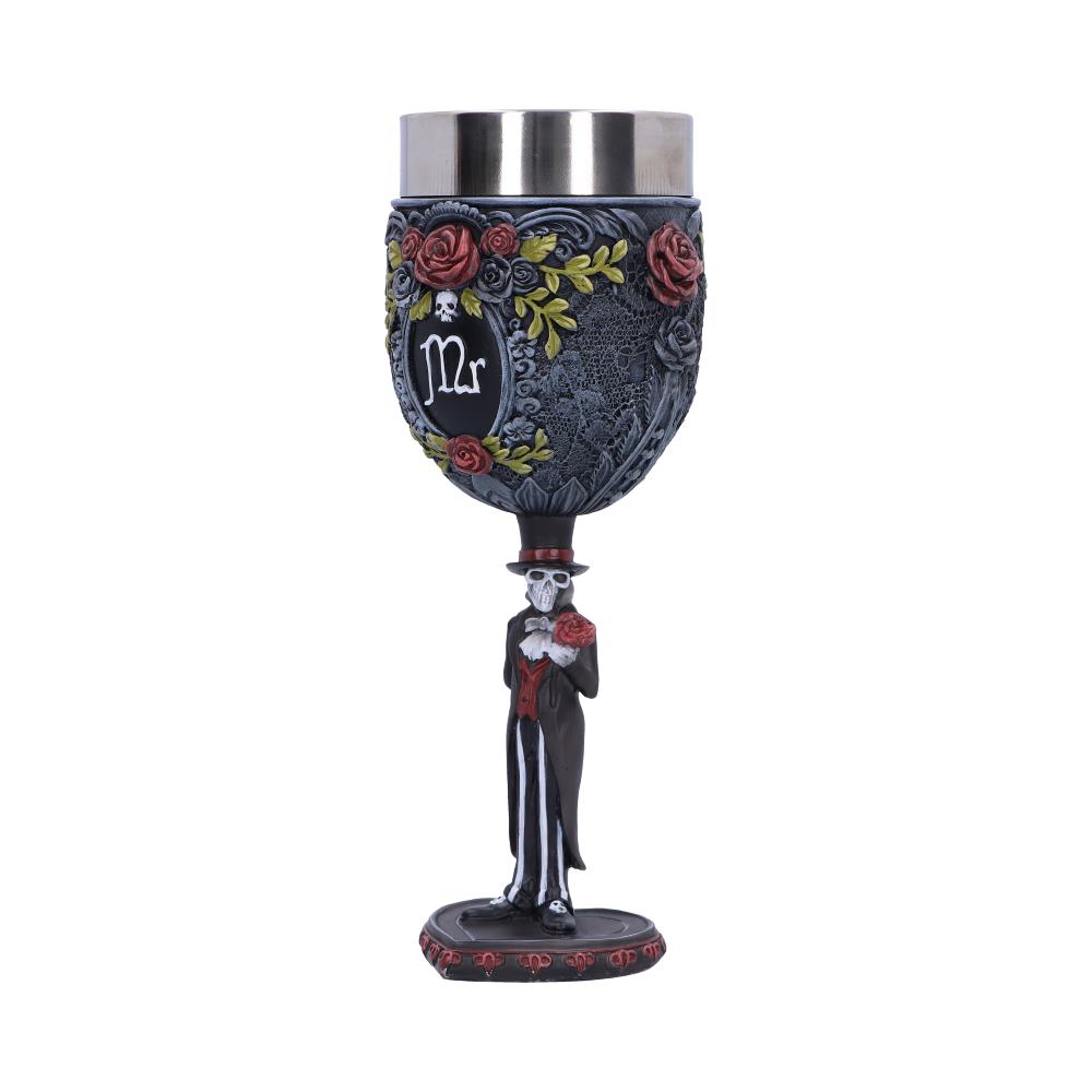 Gothic Skeleton Mr Goblet 21cm