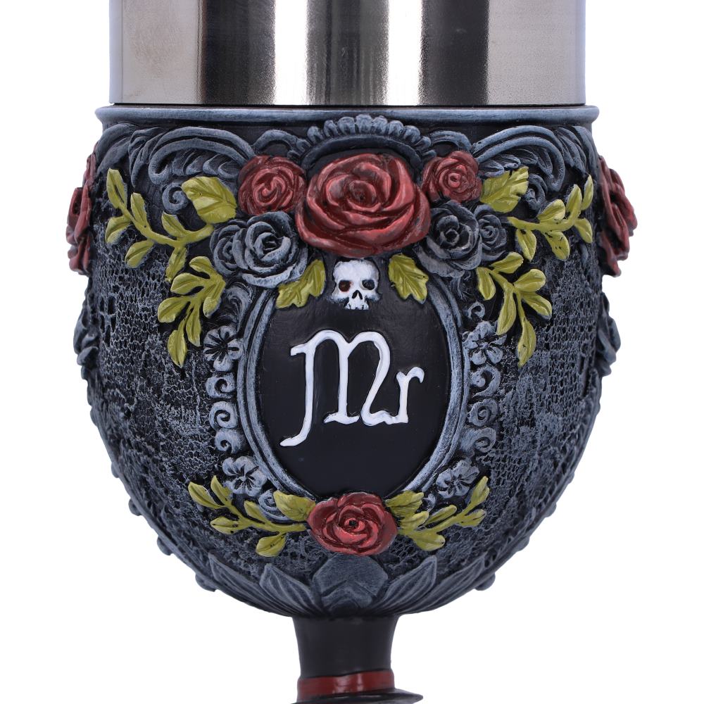 Gothic Skeleton Mr Goblet 21cm