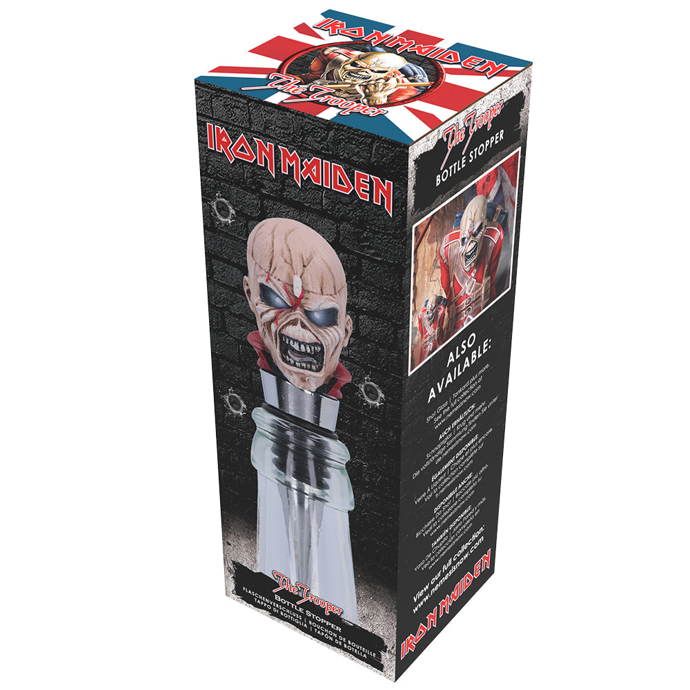 Iron Maiden The Trooper Bottle Stopper 10cm