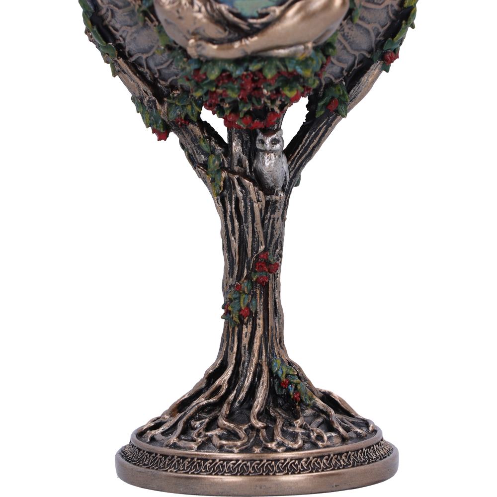 Bronze Mother Earth Goblet 20cm