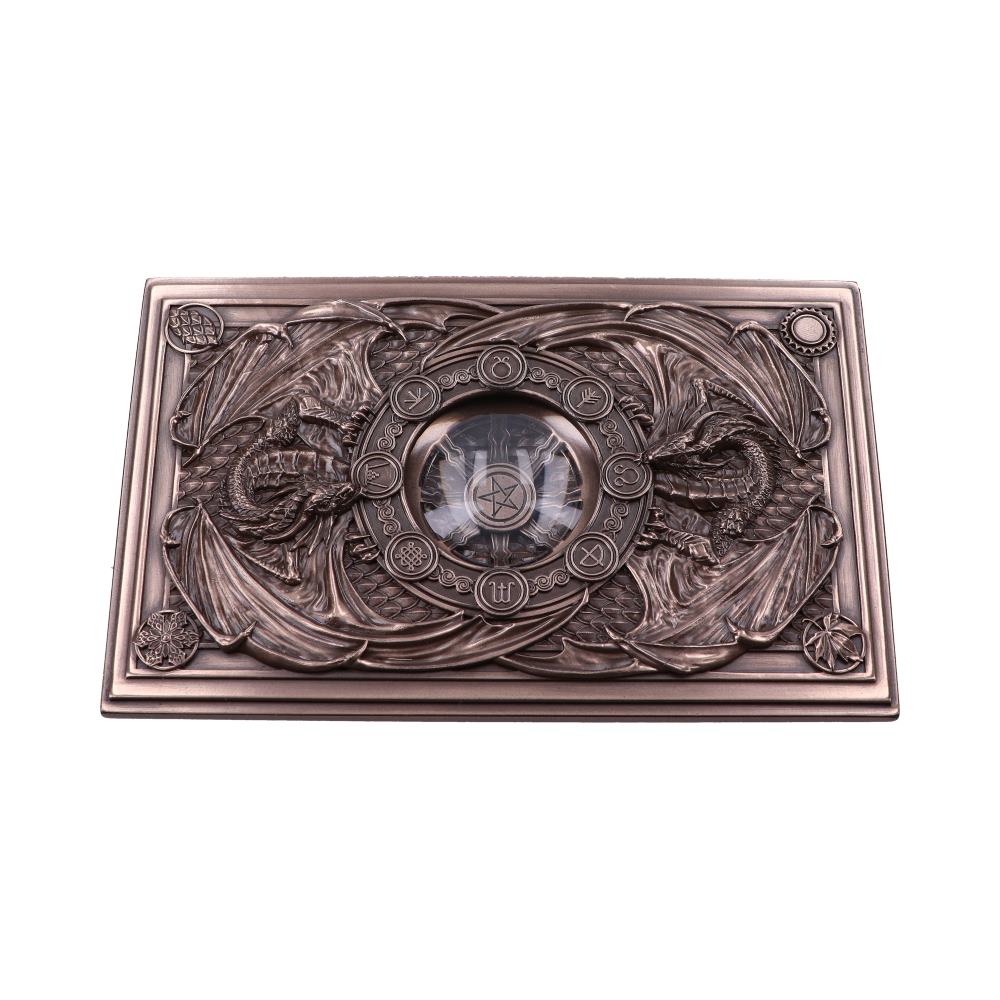Dragons of the Sabbats Tarot Box Bronze 14.5cm