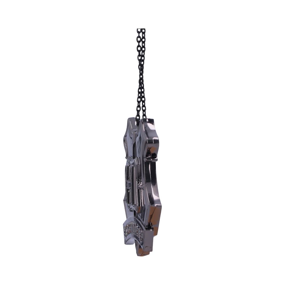 Harry Potter Hogwarts Crest (Silver) Hanging Ornament 6cm