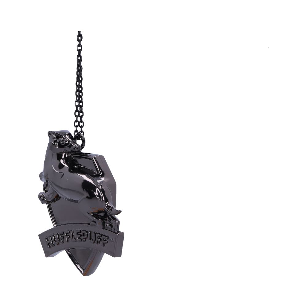 Harry Potter Hufflepuff Crest (Silver) Hanging Ornament 6cm
