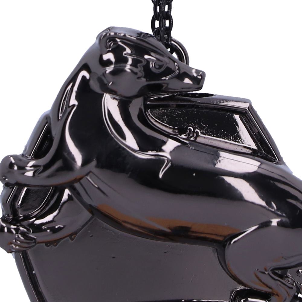 Harry Potter Hufflepuff Crest (Silver) Hanging Ornament 6cm