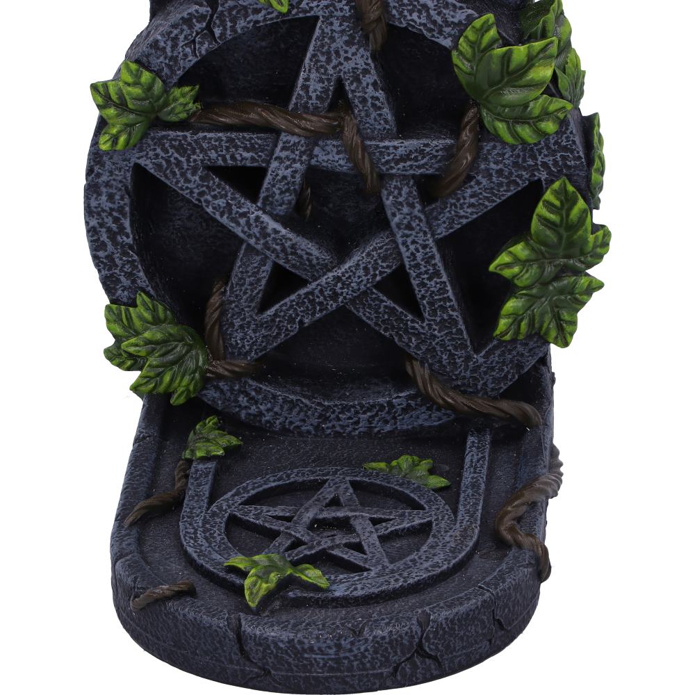 Aged Pentagram Incense Burner 20.5cm