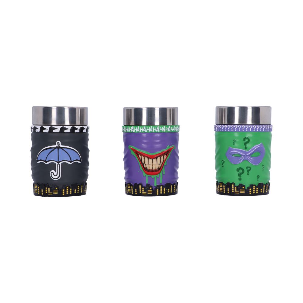 DC Batman Super-Villain Collectible Mini Cup Set 8.5cm