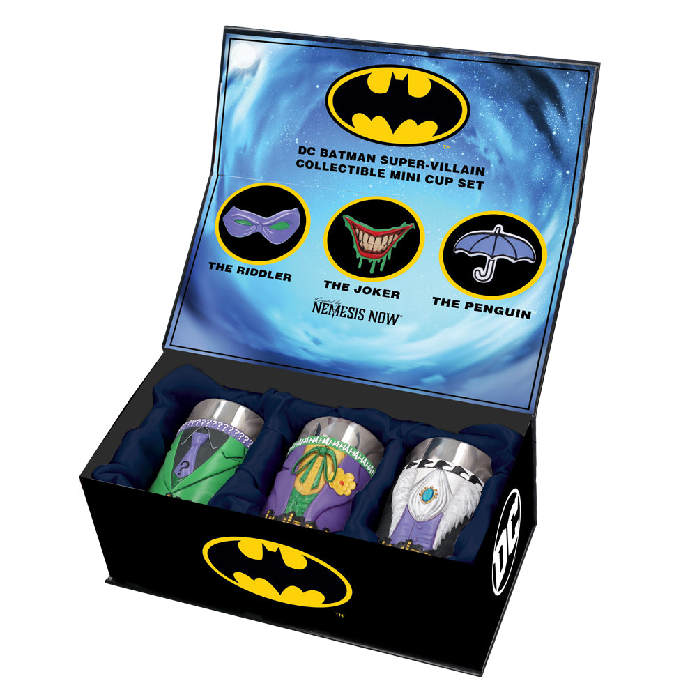 DC Batman Super-Villain Collectible Mini Cup Set 8.5cm