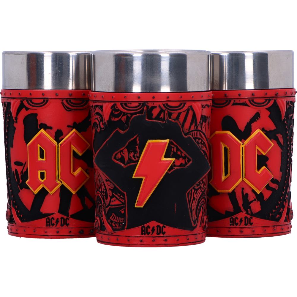 ACDC Logo Shot Glass Set (Set of 3) 8.7cm