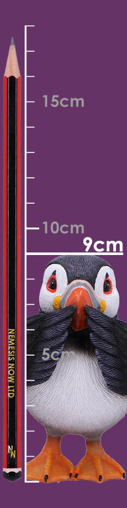 Three Wise Puffin Figurines 9cm