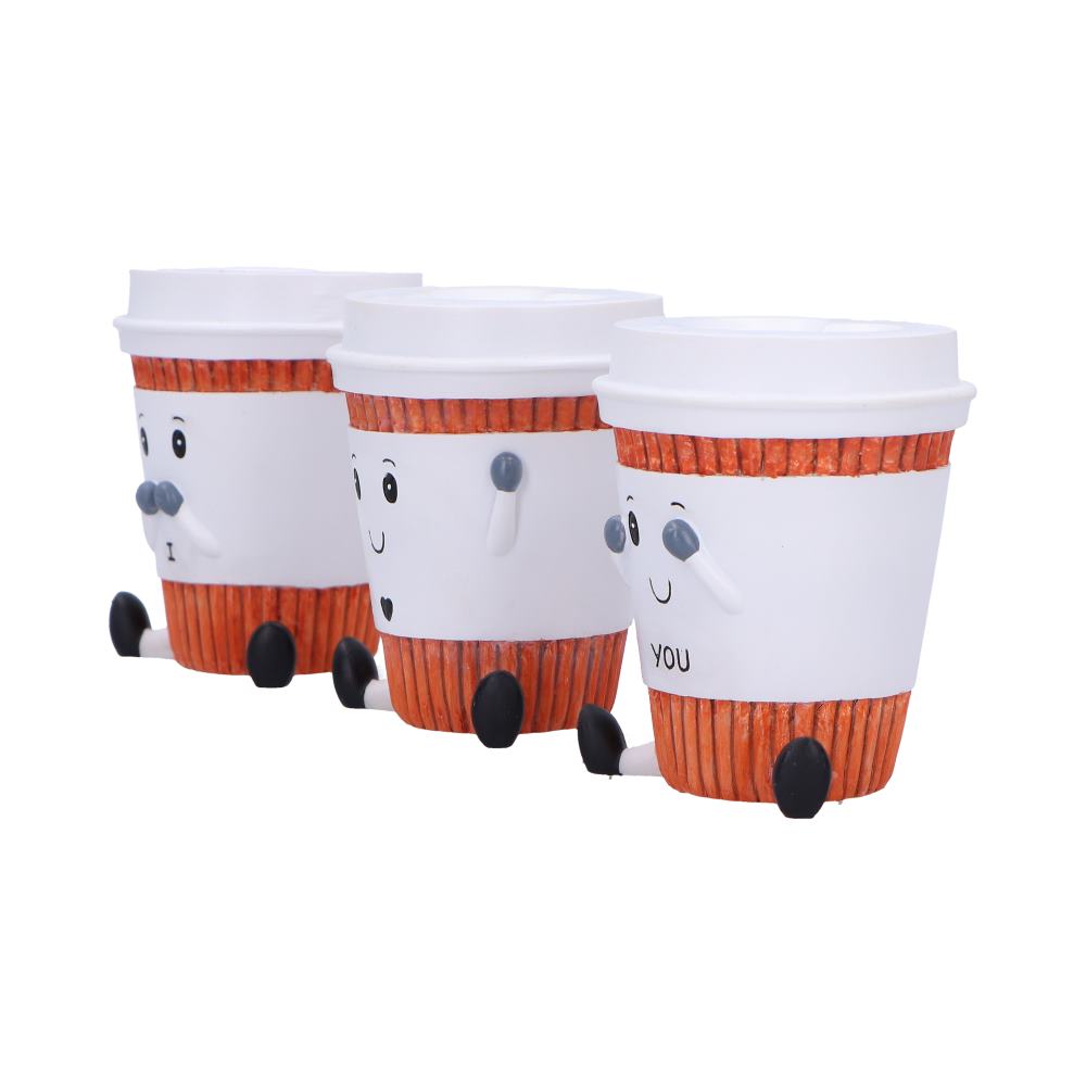 Three Wise Coffee Cups 7.5cm