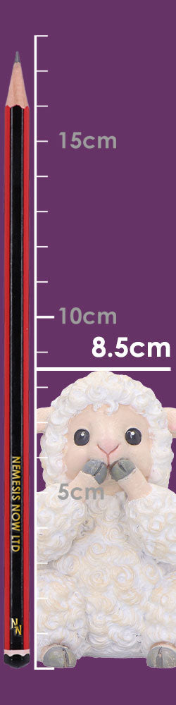 Three Wise Sheep 8.5cm