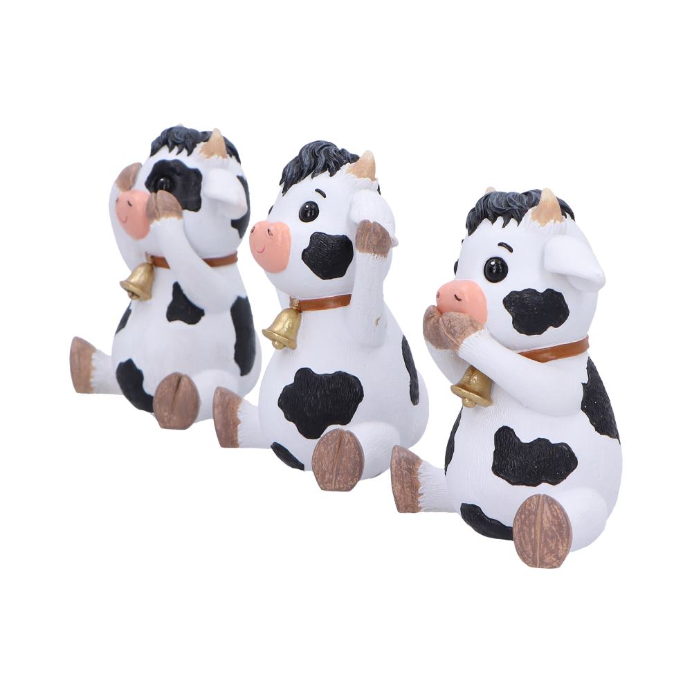 Three Wise Cows 8.5cm