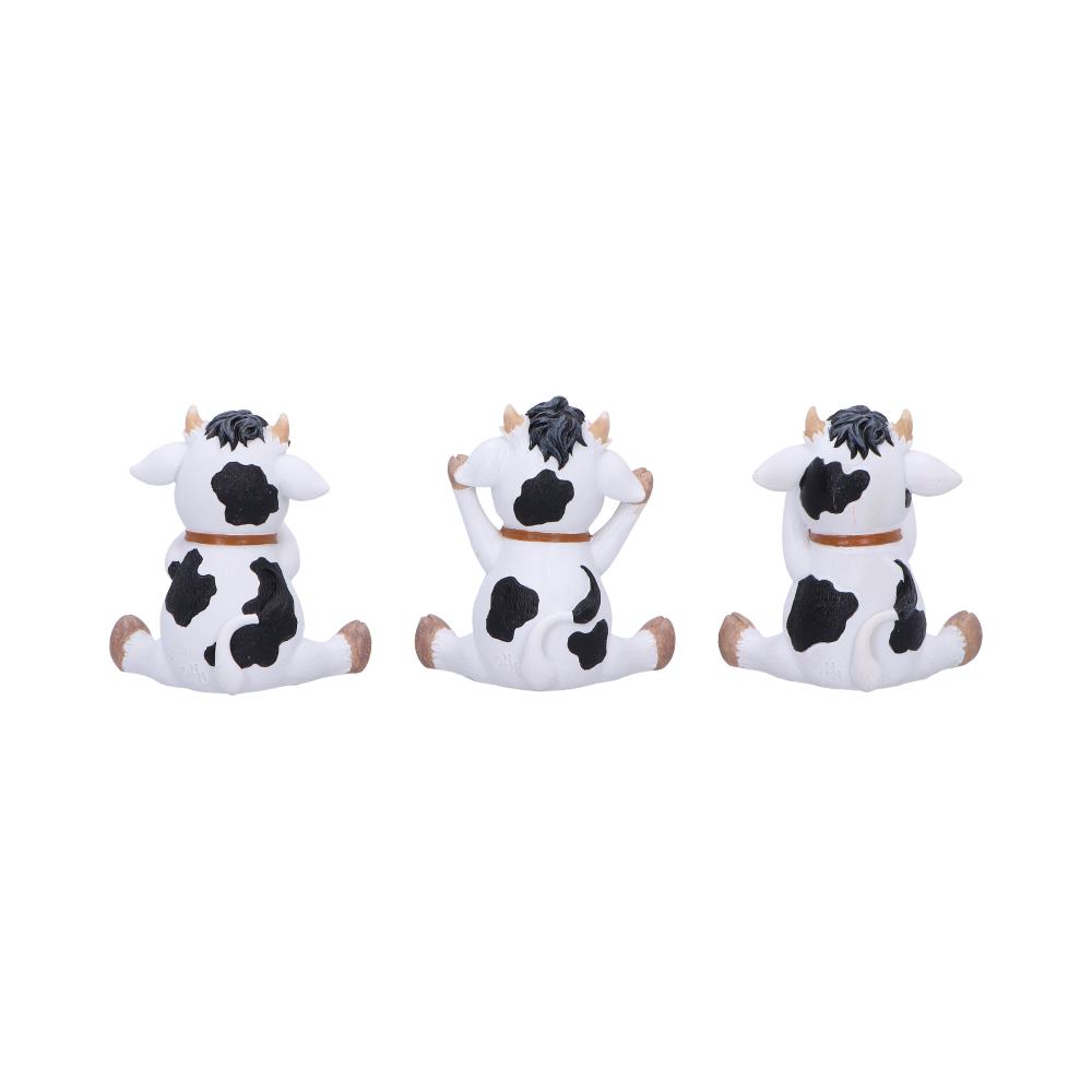 Three Wise Cows 8.5cm