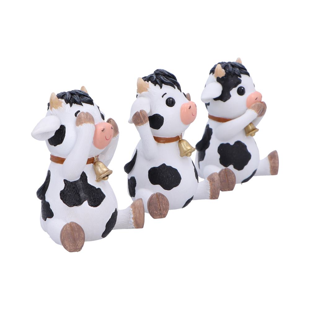 Three Wise Cows 8.5cm