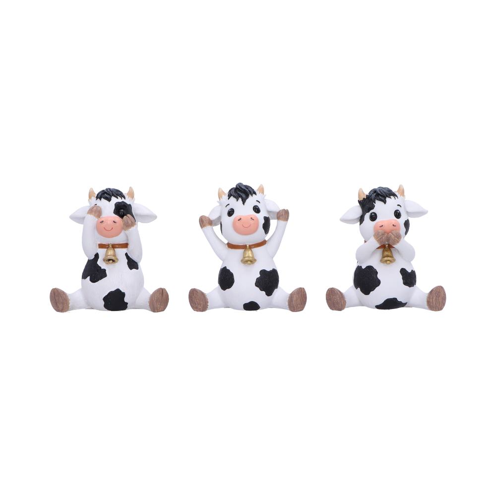Three Wise Cows 8.5cm