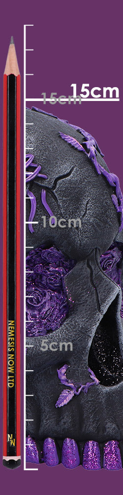 Rose Geode Skull 15cm