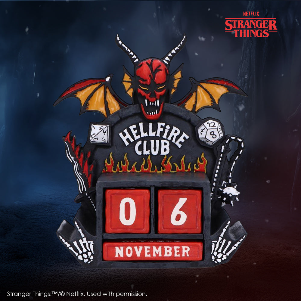 Stranger Things Hellfire Club Perpetual Calendar