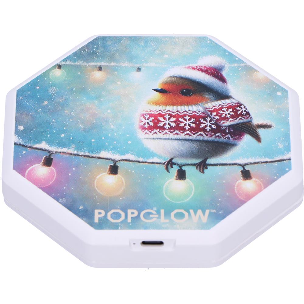 Winter Robins Foldable Lamp 21cm