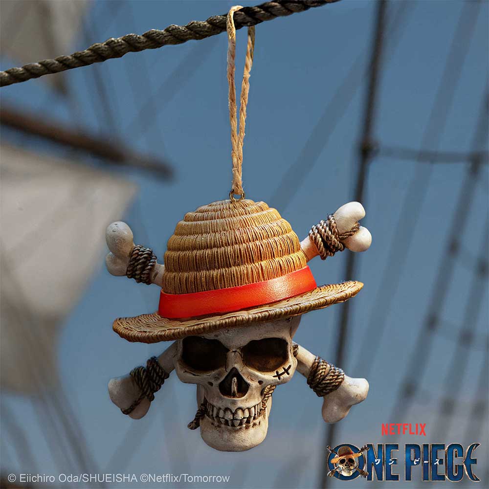 One Piece Luffy Jolly Roger Hanging Ornament 8.4cm