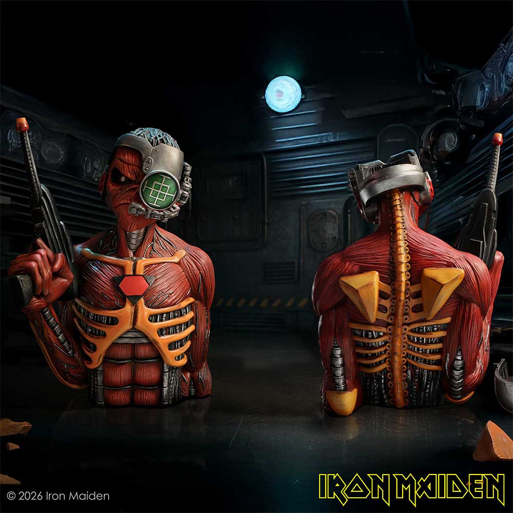 Iron Maiden Somewhere In Time Bust 29.8cm