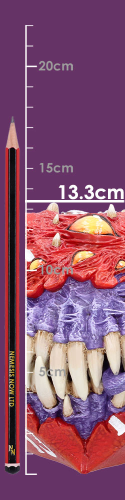 Nemesis Now Dungeons & Dragons D20 Mimic Box, 13.3cm decorative fantasy storage box with mimic creature design.