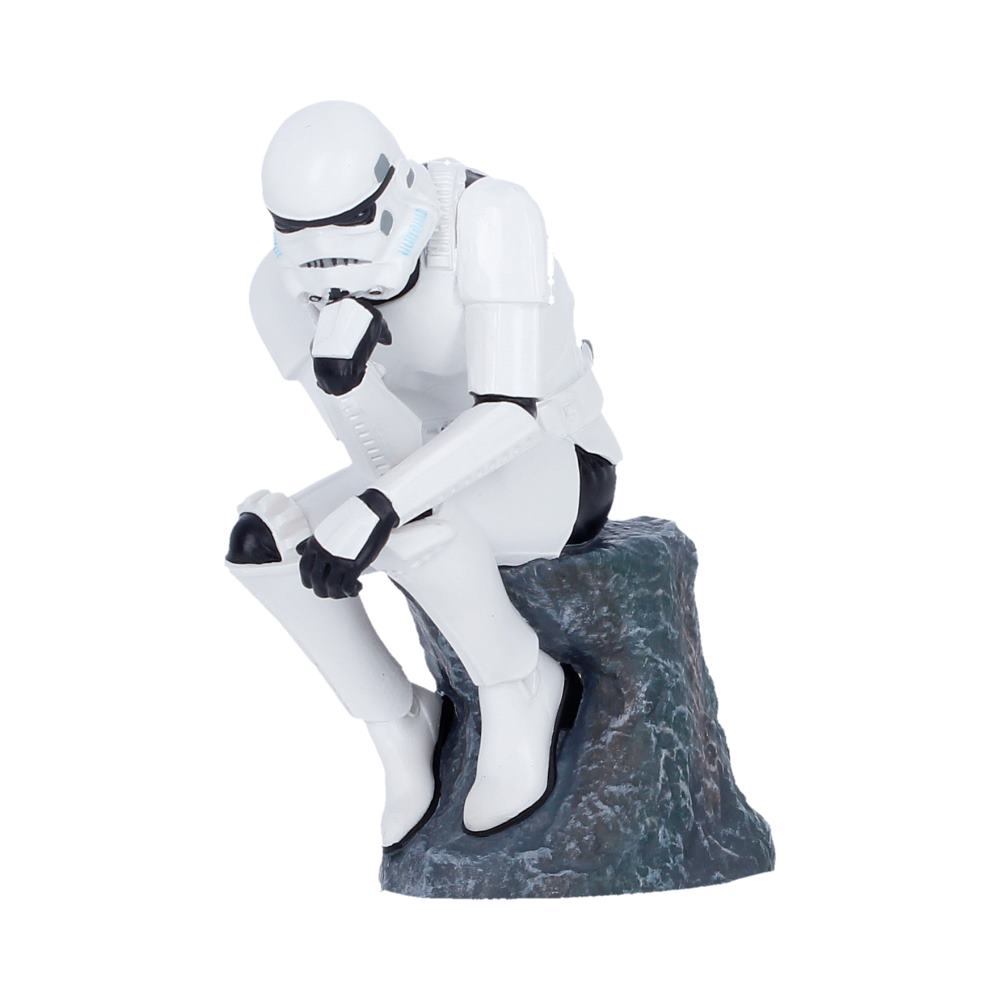 Nemesis Now Stormtrooper The Overthinker 12cm figurine standing with detailed armor and helmet, collectible Star Wars character.