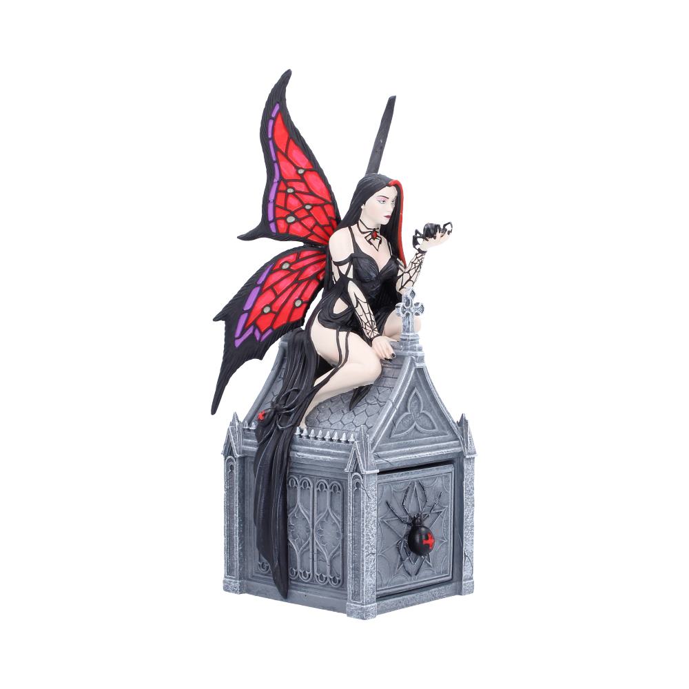 Anne Stokes Aracnafaira trinket box by Nemesis Now, 20.6cm, featuring detailed fantasy dragon design with intricate artwork.