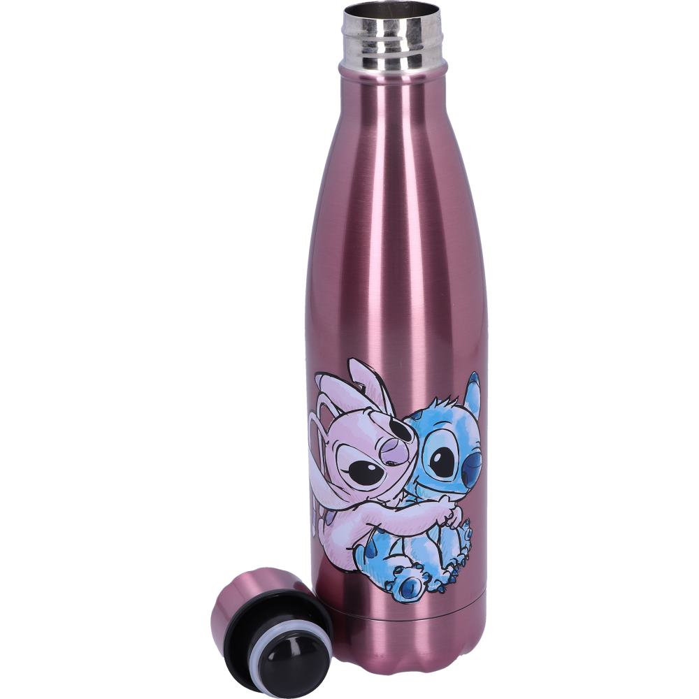 Disney Stitch and Angel Stainless Steel Water Bottle 500ml
