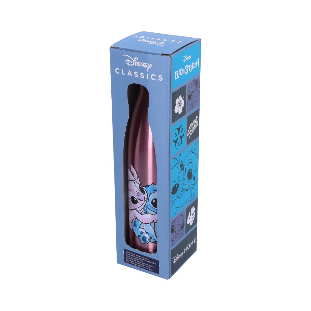 Disney Stitch and Angel Stainless Steel Water Bottle 500ml