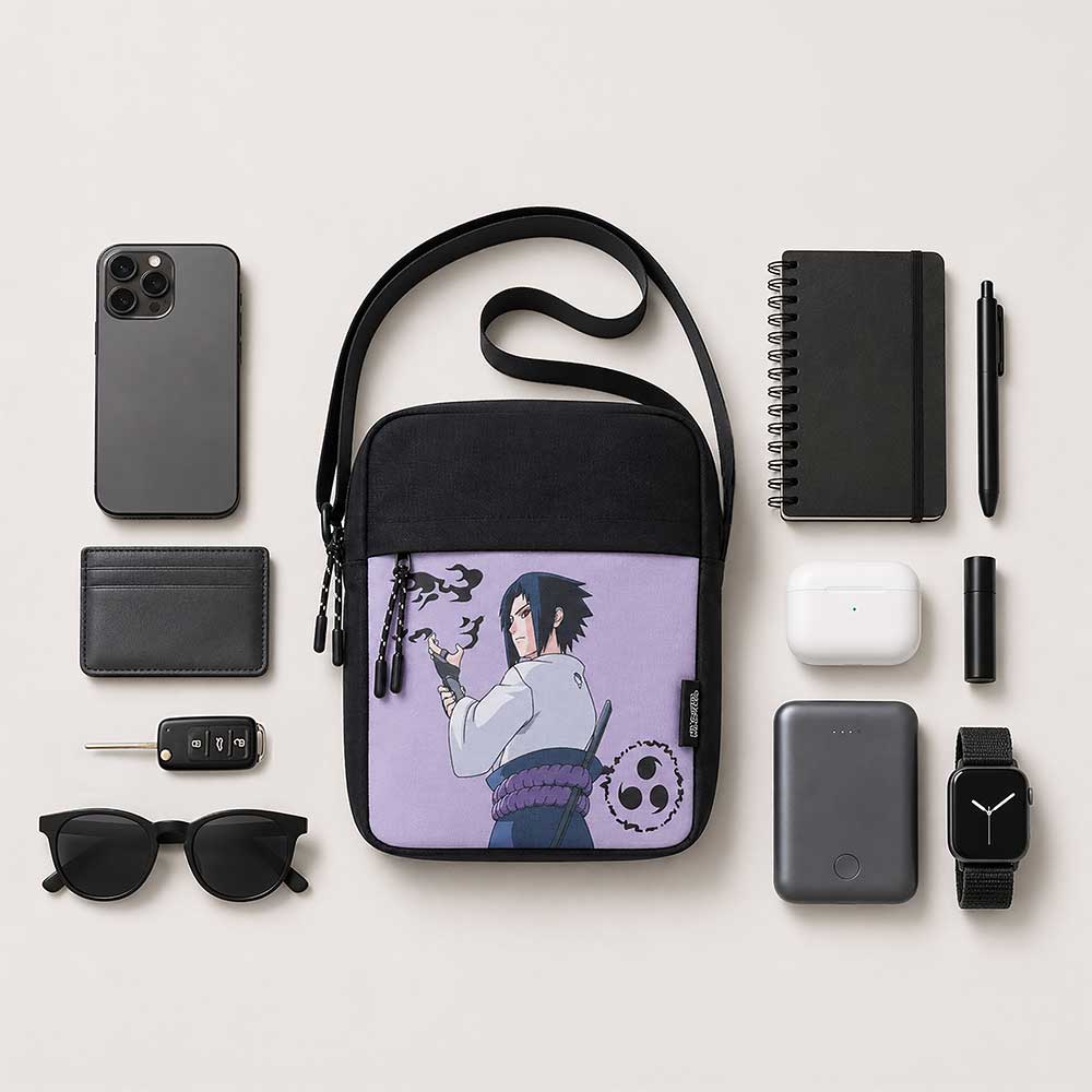 Naruto Sasuke Crossbody Bag 22.8cm