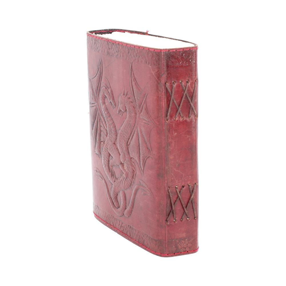 Double Dragon Leather Embossed Journal & Lock