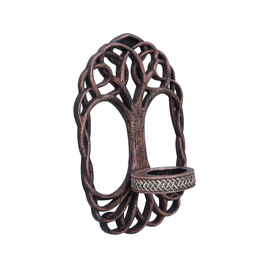 Celtic Tree Of Life Wall Hanging Candle Holder 26cm
