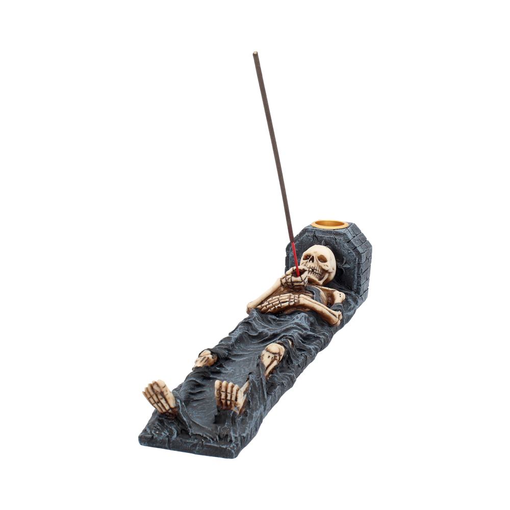 Ashes to Ashes Crypt Skeleton Incense Stick Holder 28cm