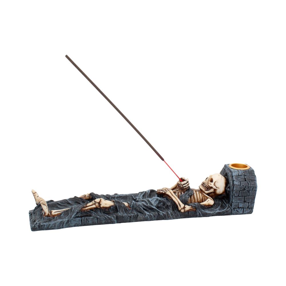Ashes to Ashes Crypt Skeleton Incense Stick Holder 28cm