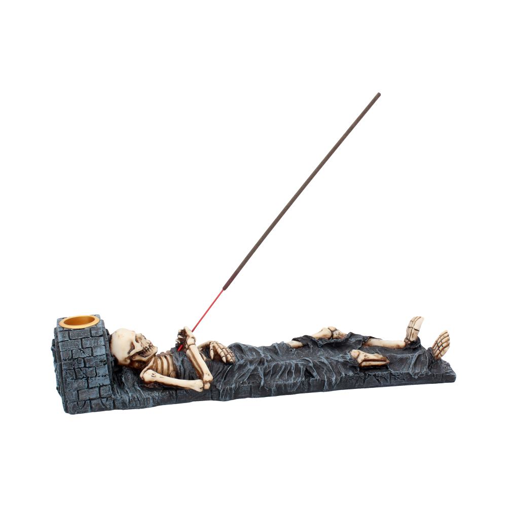 Ashes to Ashes Crypt Skeleton Incense Stick Holder 28cm