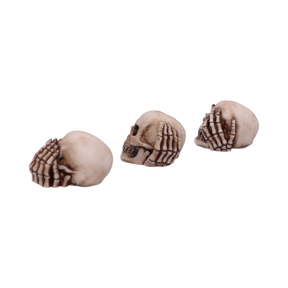 Three Wise Skulls 7.6cm
