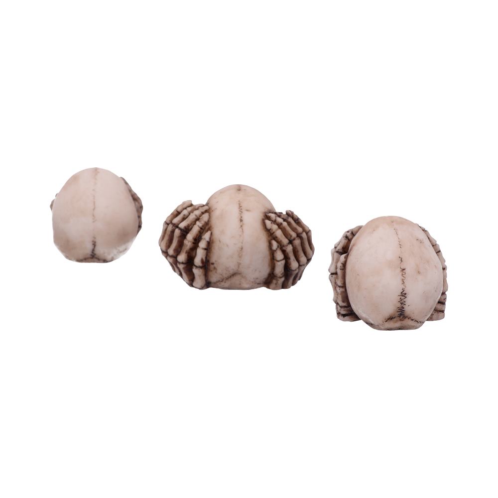 Three Wise Skulls 7.6cm