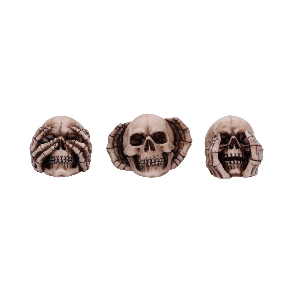 Three Wise Skulls 7.6cm