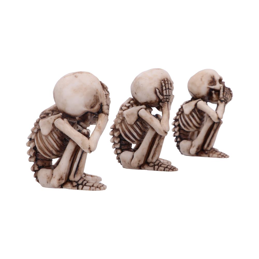 Three Wise Skellingtons 9.5cm